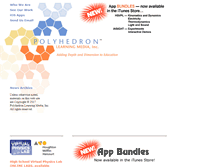 Tablet Screenshot of polyhedronlearning.com